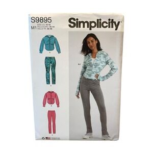 Simplicity S9895 Misses Women's Knit Jacket Leggings Size 10-18
